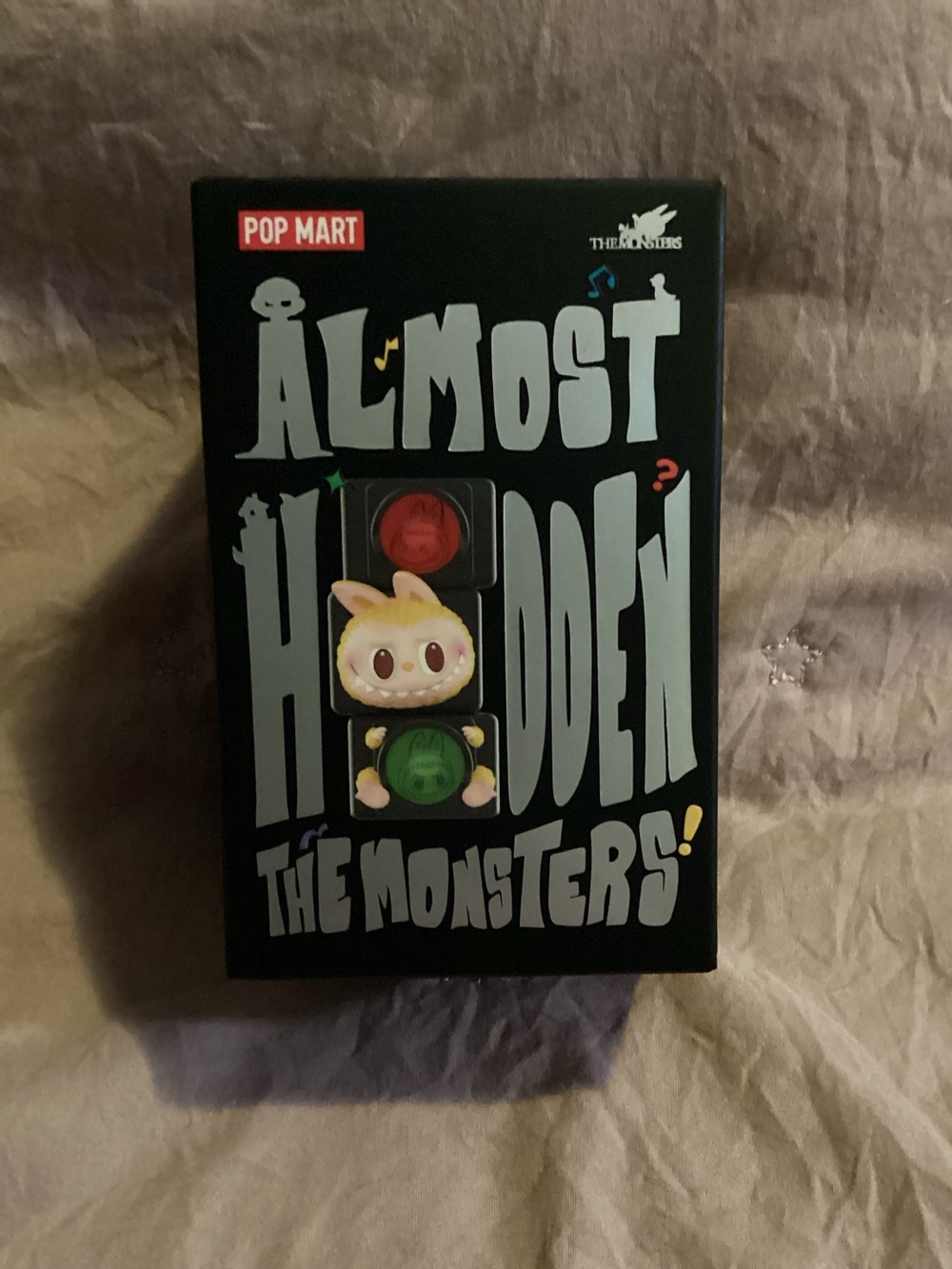 POP MART Almost Hidden The Monsters Kids Blind Box - Black